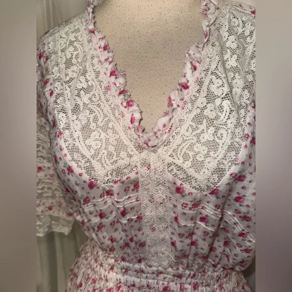 NEWTON DRESS POPPY PINK - Picture 2 of 6